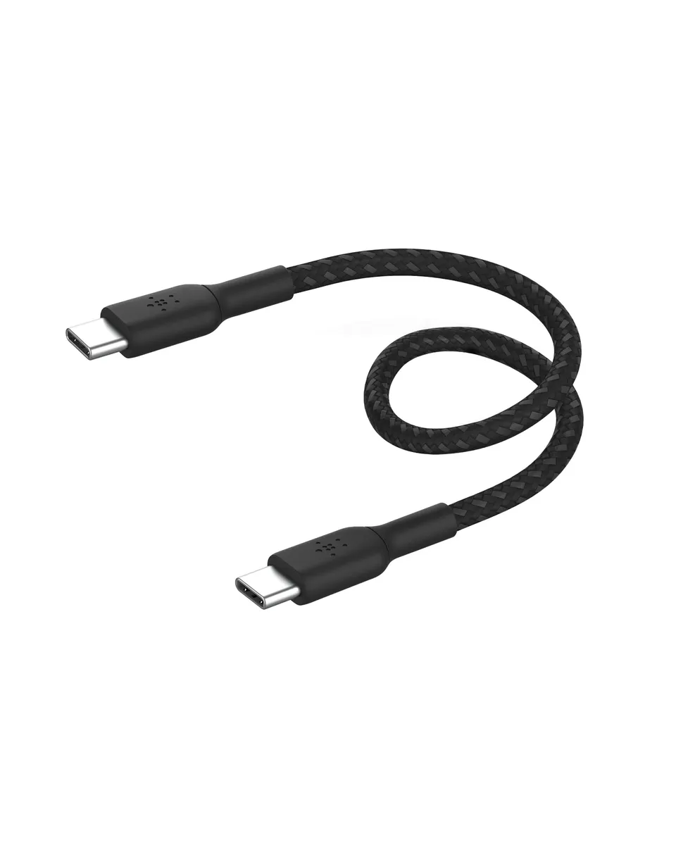 belkin-boostcharge-c-ble-usb-c-vers-usb-c-15-cm-60w-tress-noir image 1