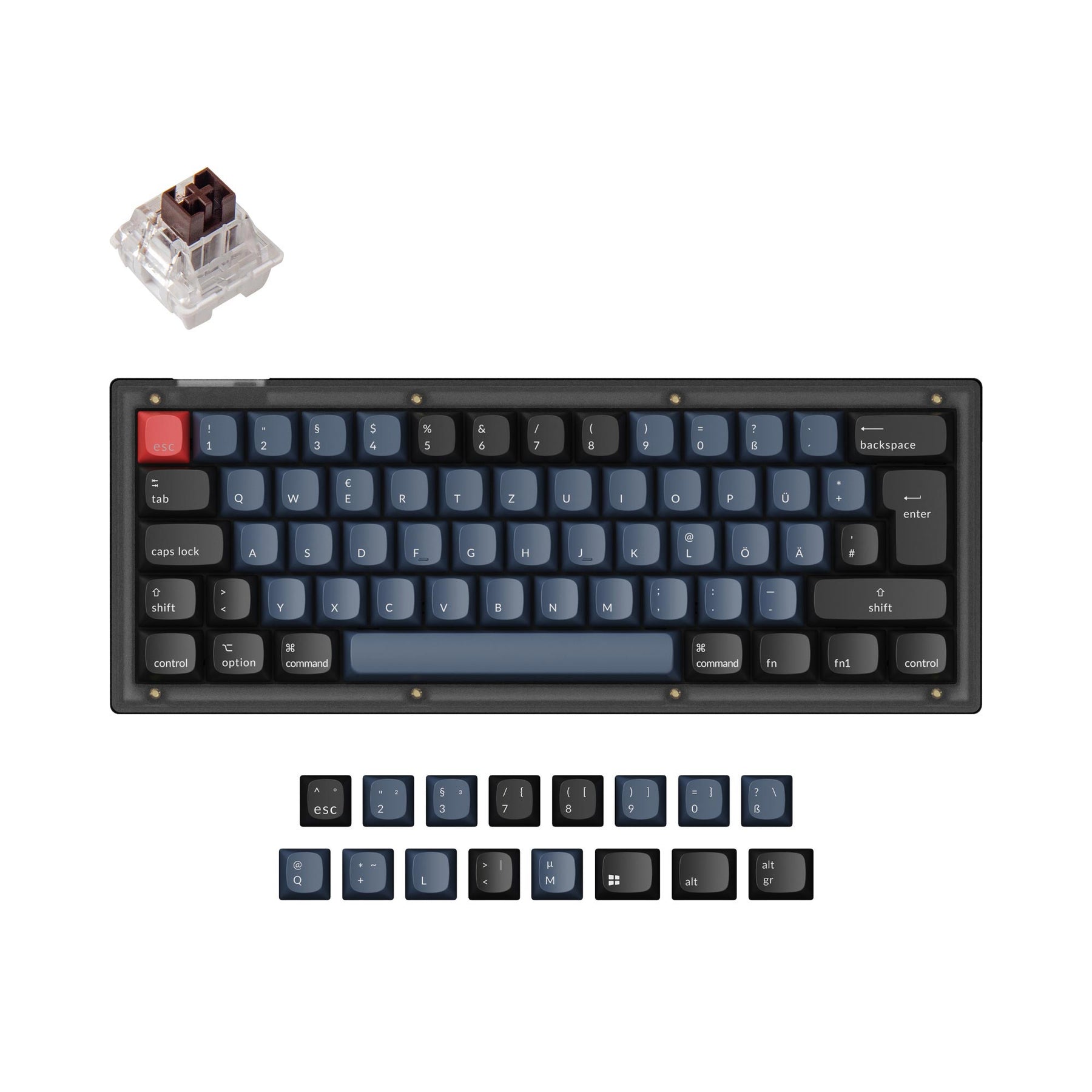 keychron-v4-clavier-m-canique-custom-qmk-iso-collection-azerty-compatible image 4
