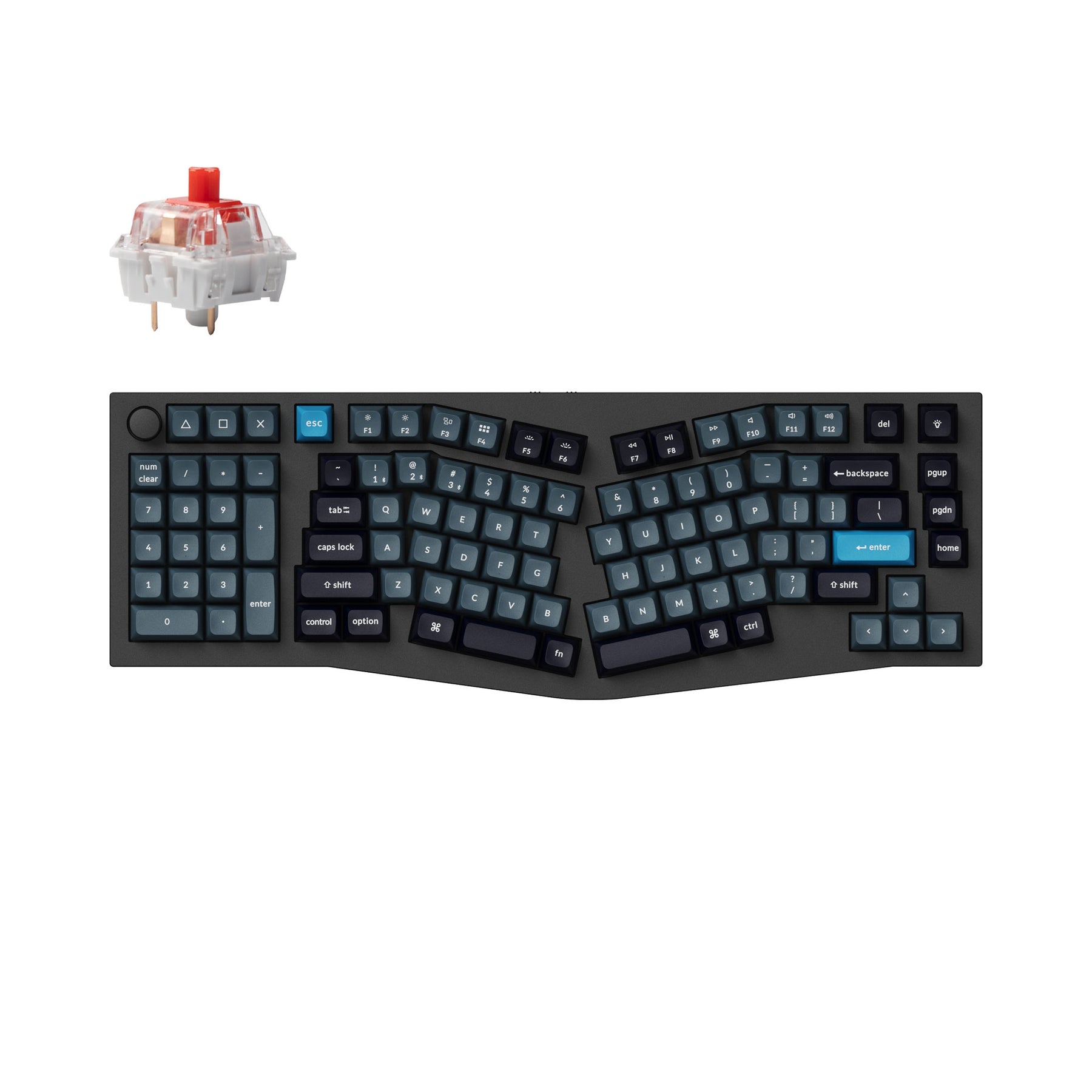 keychron-q14-pro-alice-qmk-via-clavier-m-canique-custom-sans-fil-us-ansi image 1