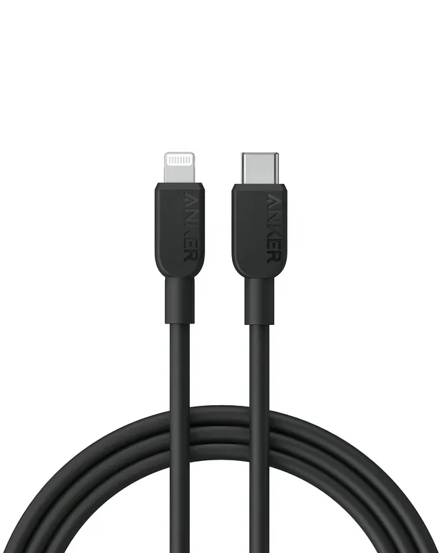 anker-310-c-ble-usb-c-vers-lightning-1-8-m-noir-certifi-mfi-charge-rapide image 1
