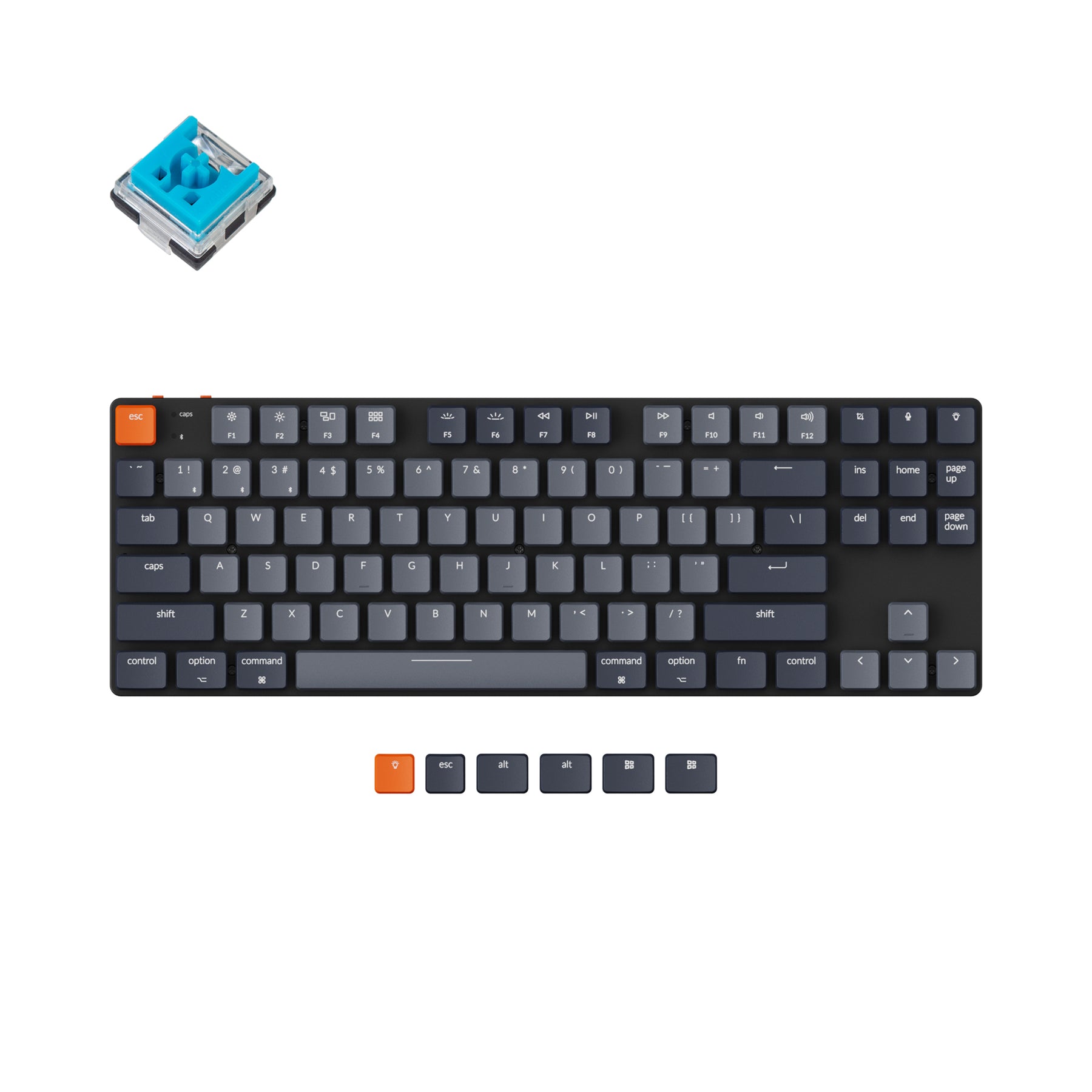 keychron-k1-se-clavier-m-canique-sans-fil-ultra-fin-disposition-us-ansi image 5