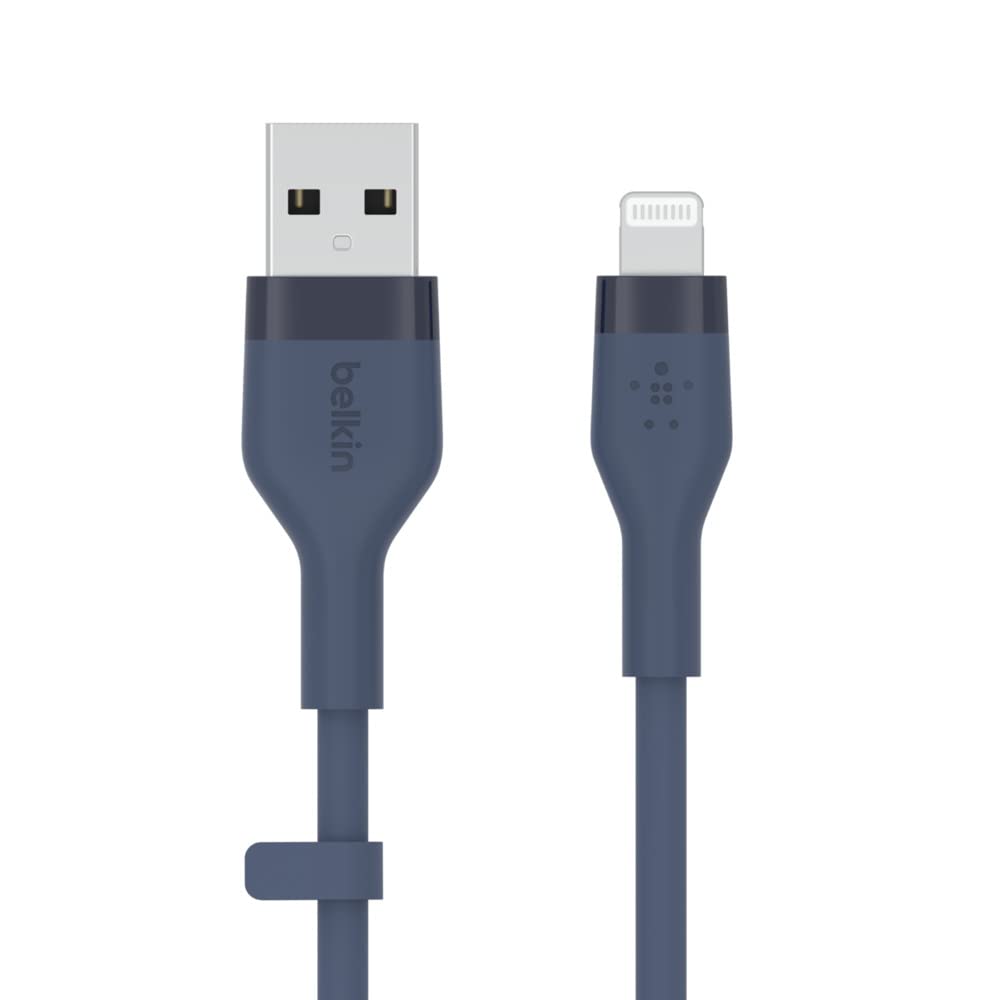 belkin-boostcharge-flex-c-ble-usb-a-vers-lightning-silicone-3-m-blanc image 6