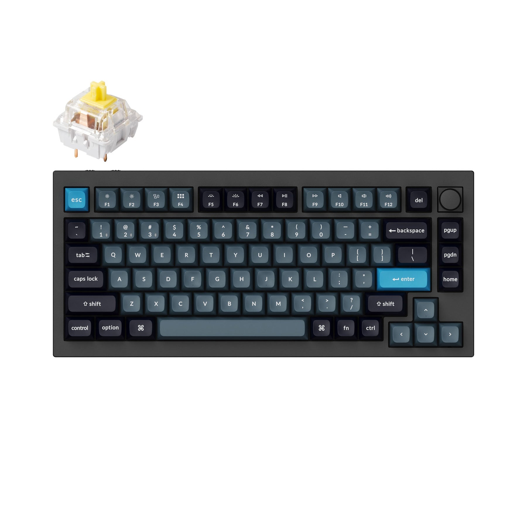 keychron-q1-pro-clavier-m-canique-sans-fil-qmk-via-us-ansi image 3