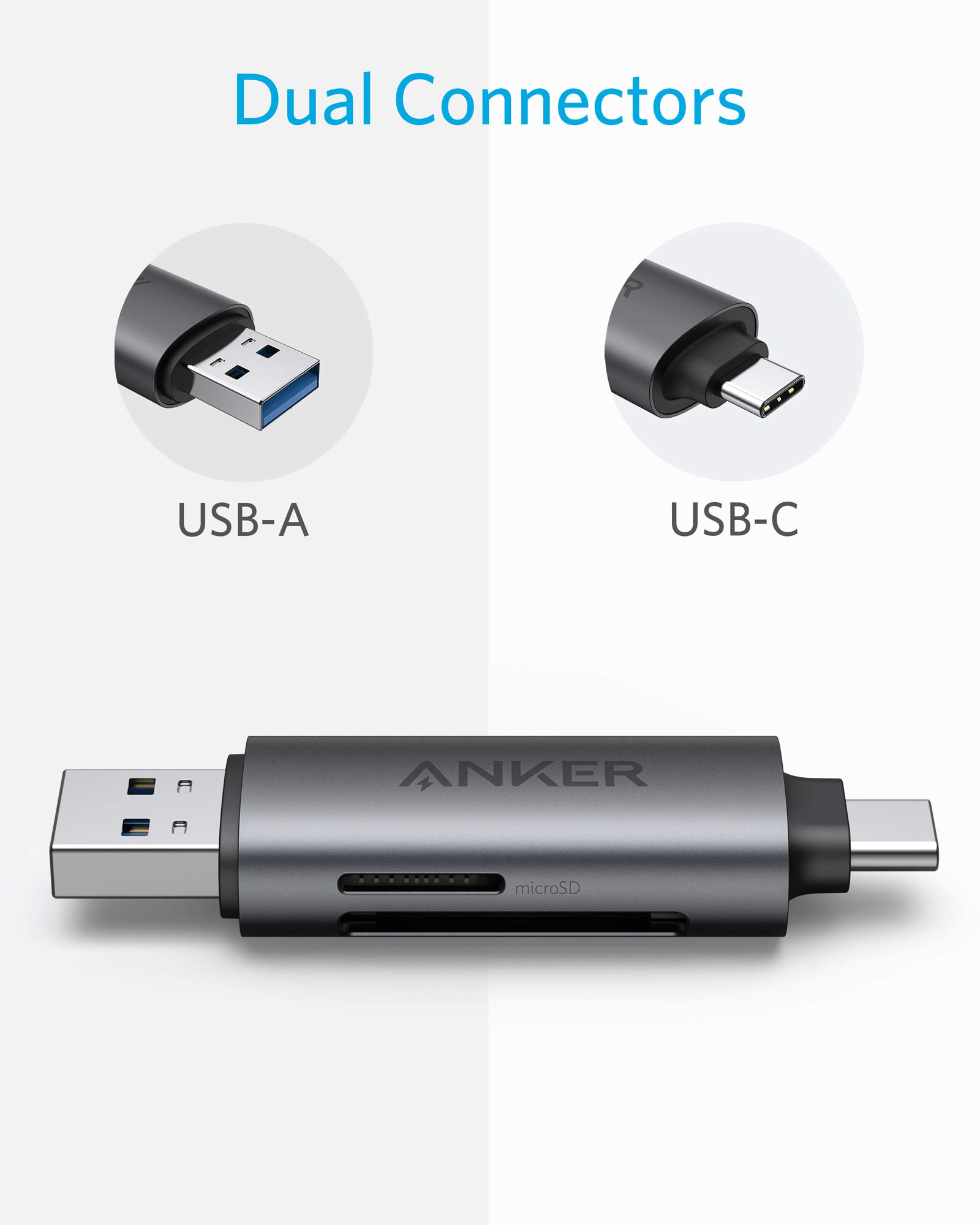 anker-powerexpand-lecteur-de-carte-sd-microsd-2-en-1-usb-c-usb-a image 2