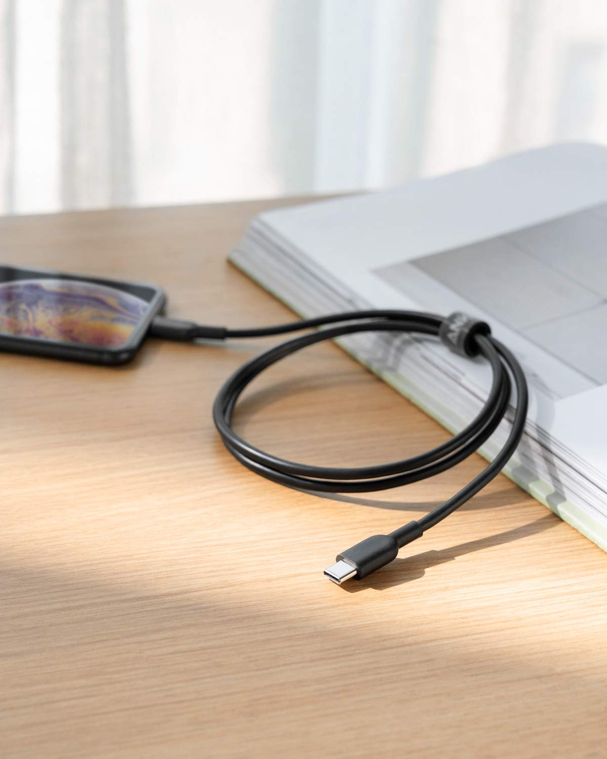 anker-powerline-ii-c-ble-usb-c-vers-lightning-90-cm-certifi-mfi-blanc image 7