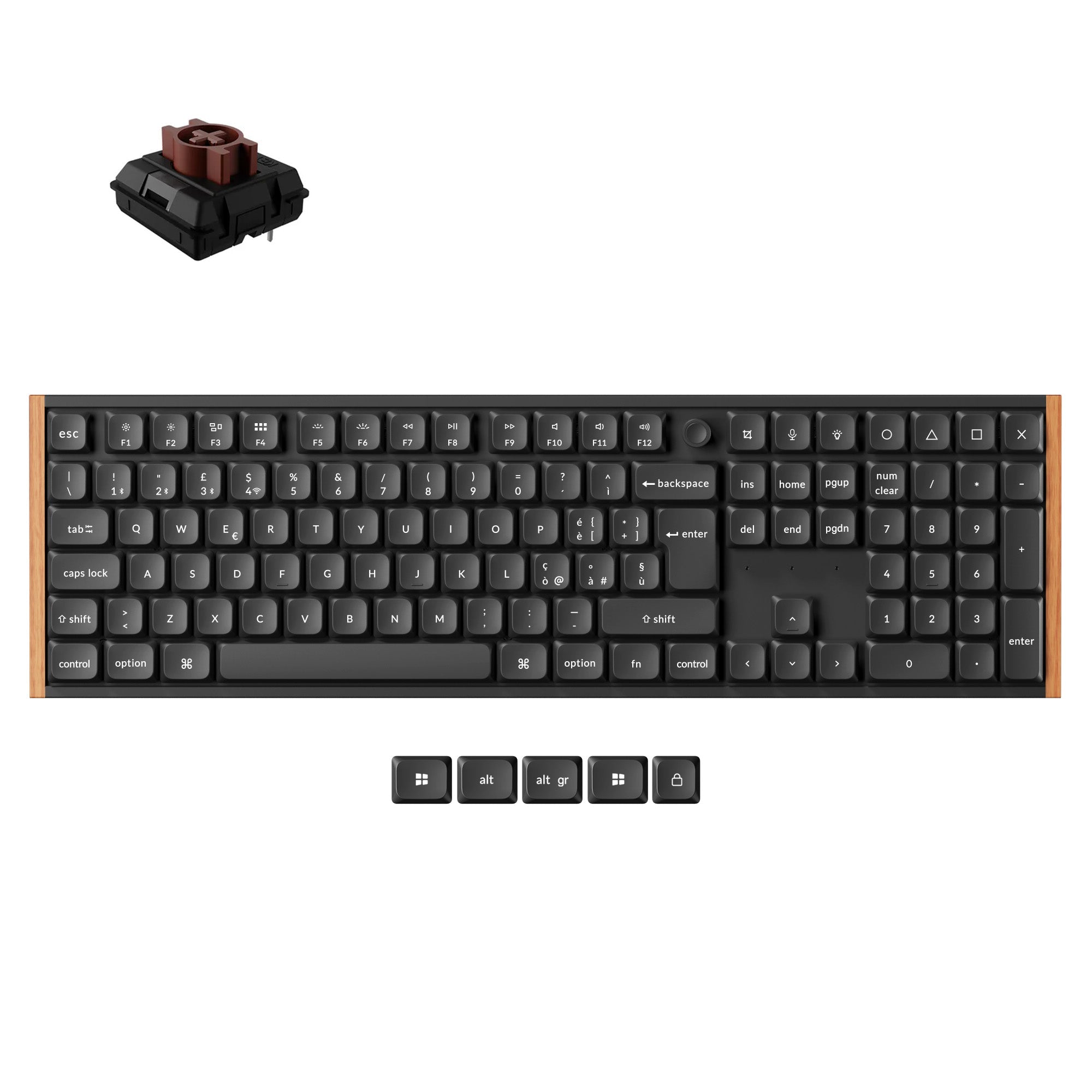 keychron-k5-ultra-8k-clavier-m-canique-custom-sans-fil-ultra-fin-100-iso-fran-ai image 8