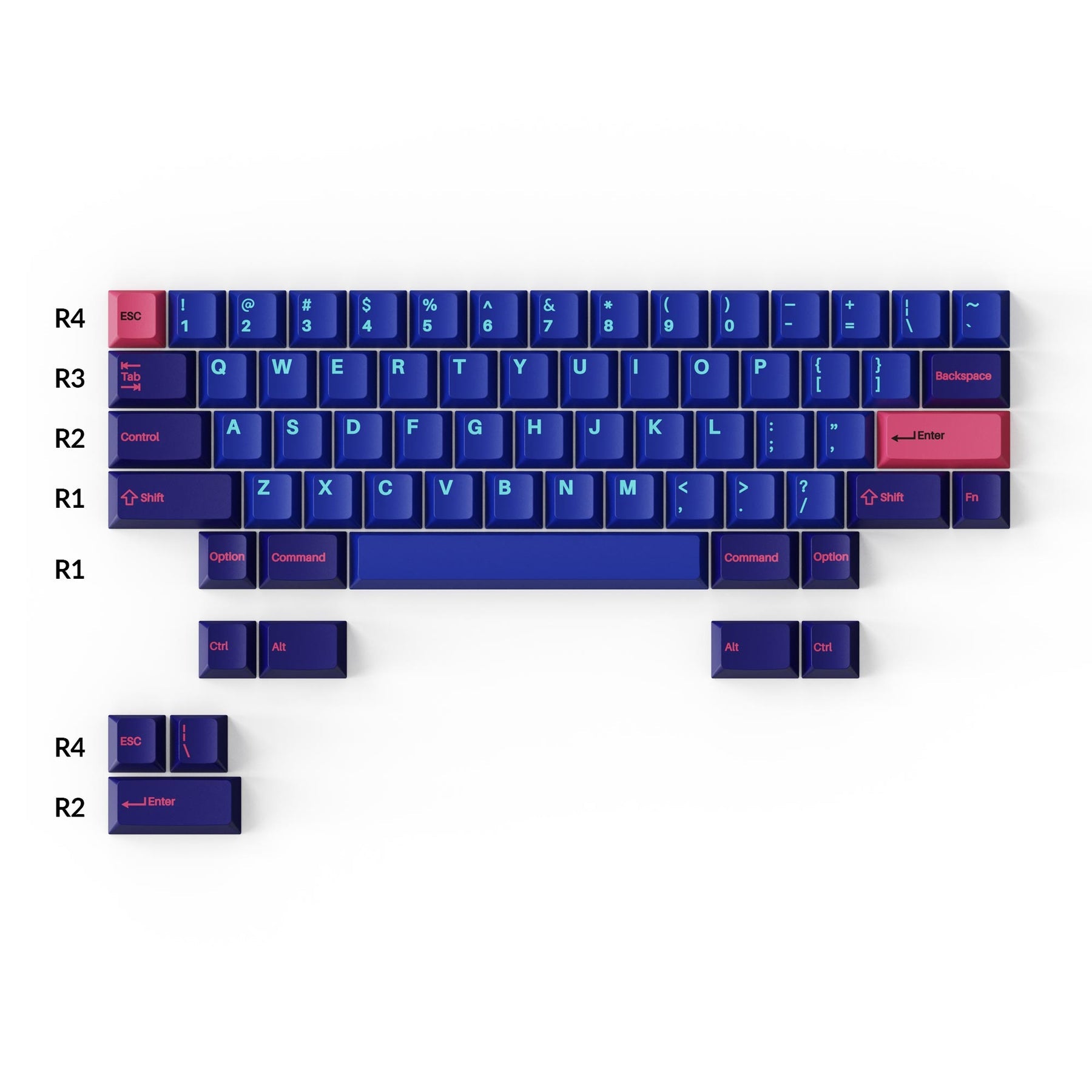 keychron-player-cherry-profile-double-shot-pbt-full-set-keycaps image 3