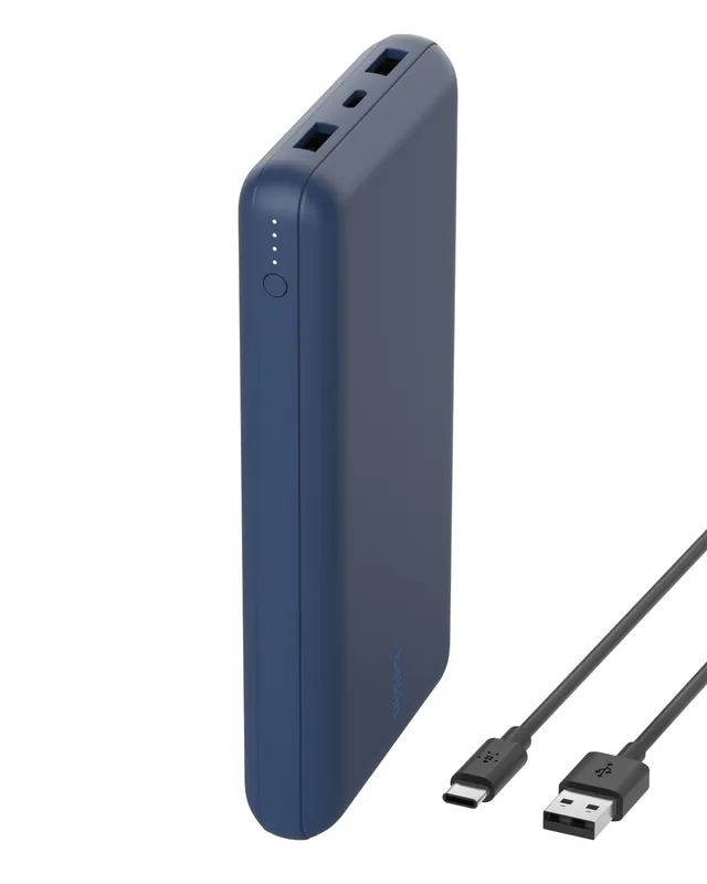 belkin-batterie-externe-usb-c-20000-mah-15w-3-ports-bleu image 1