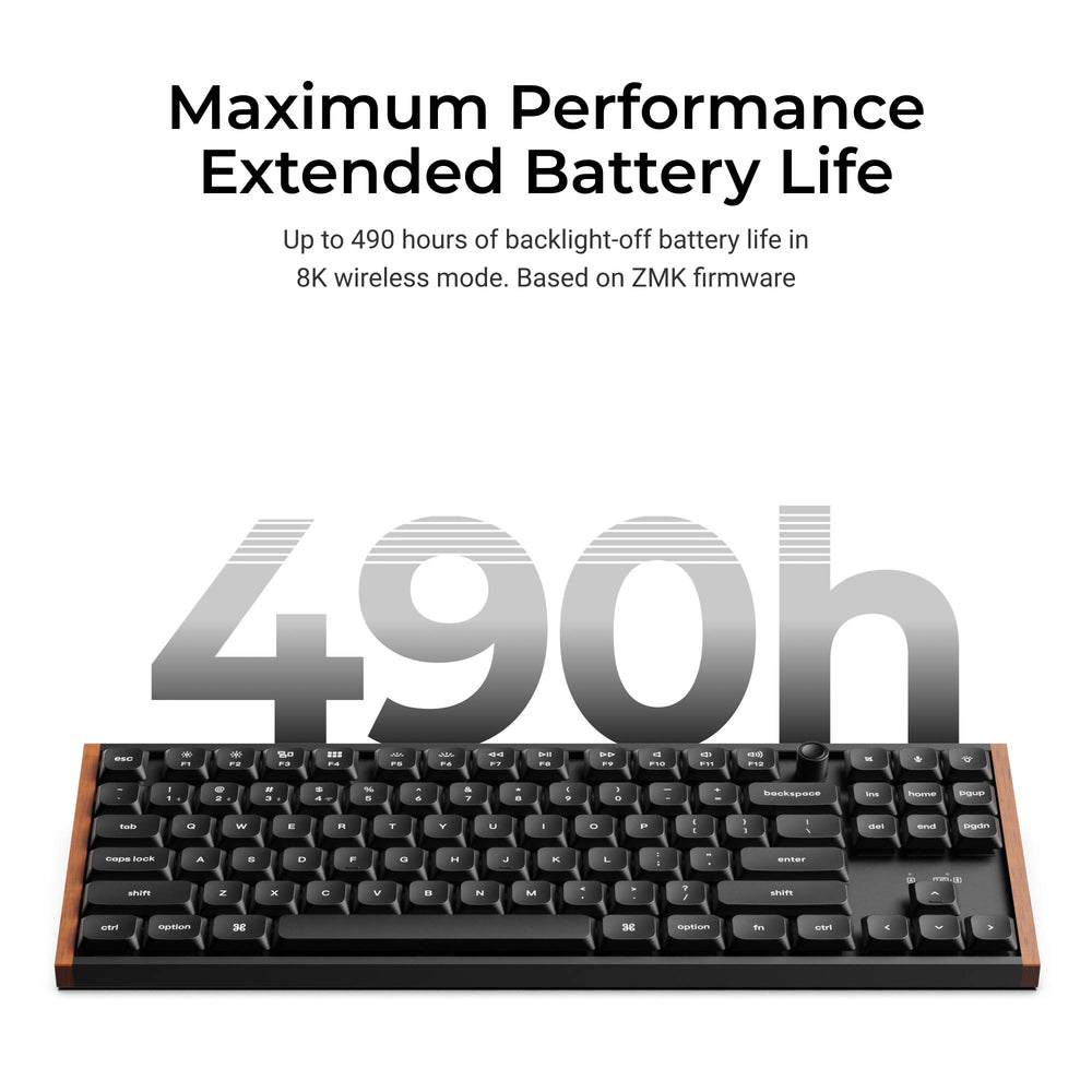 keychron-k1-ultra-8k-clavier-m-canique-low-profile-tkl-80-sans-fil-ansi-us image 4