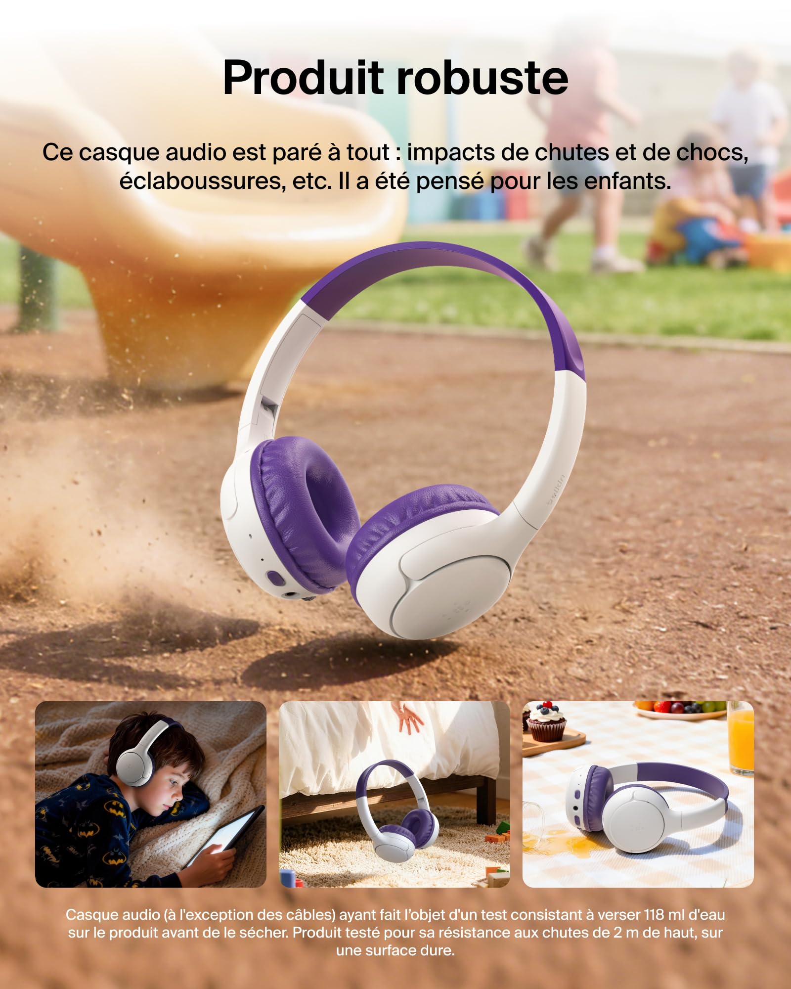 belkin-soundform-mini-2-casque-audio-sans-fil-enfant-violet image 6