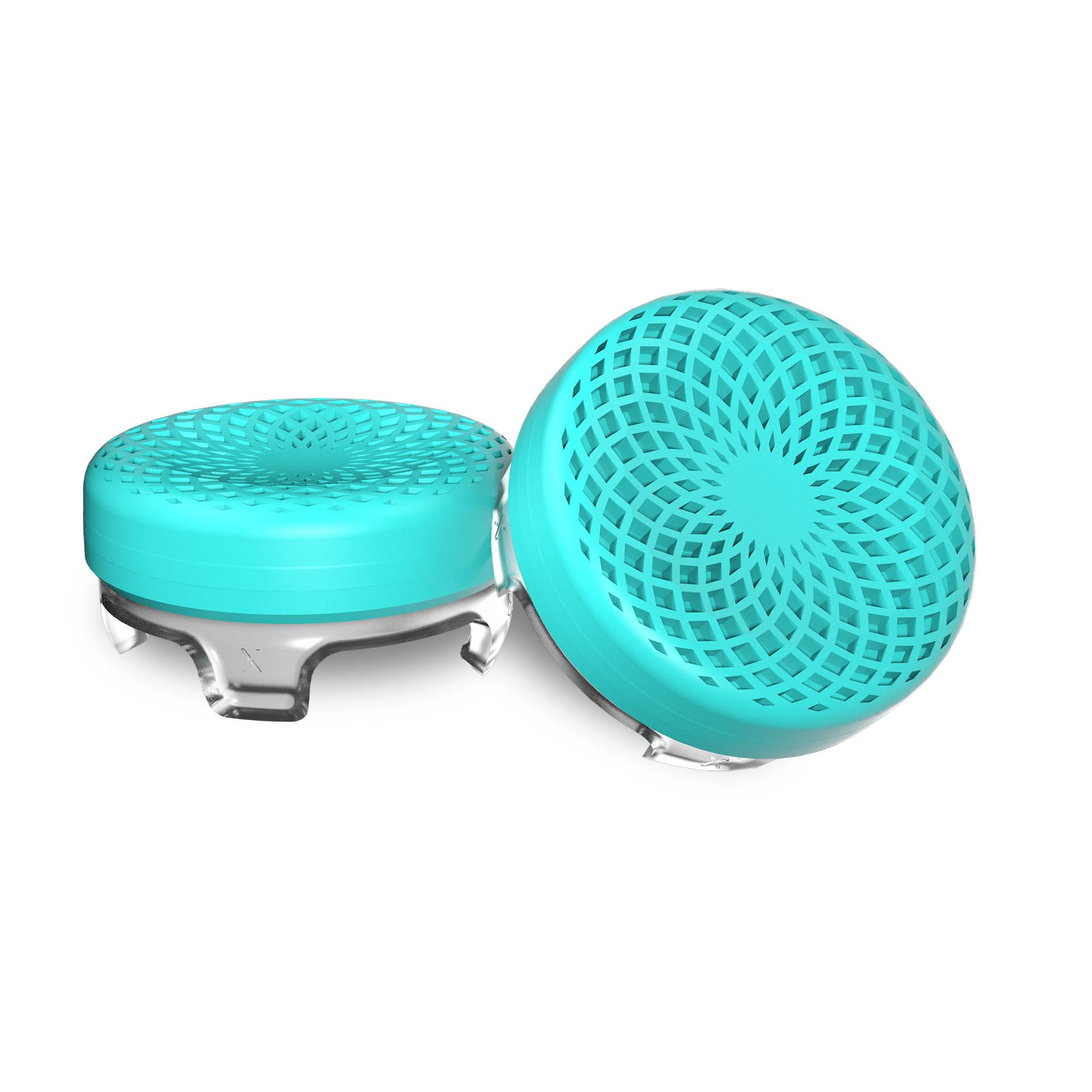 kontrolfreek-lotus-grips-turquoise-2-rehausseurs-joystick-mid-rise-ps5-ps4 image 2