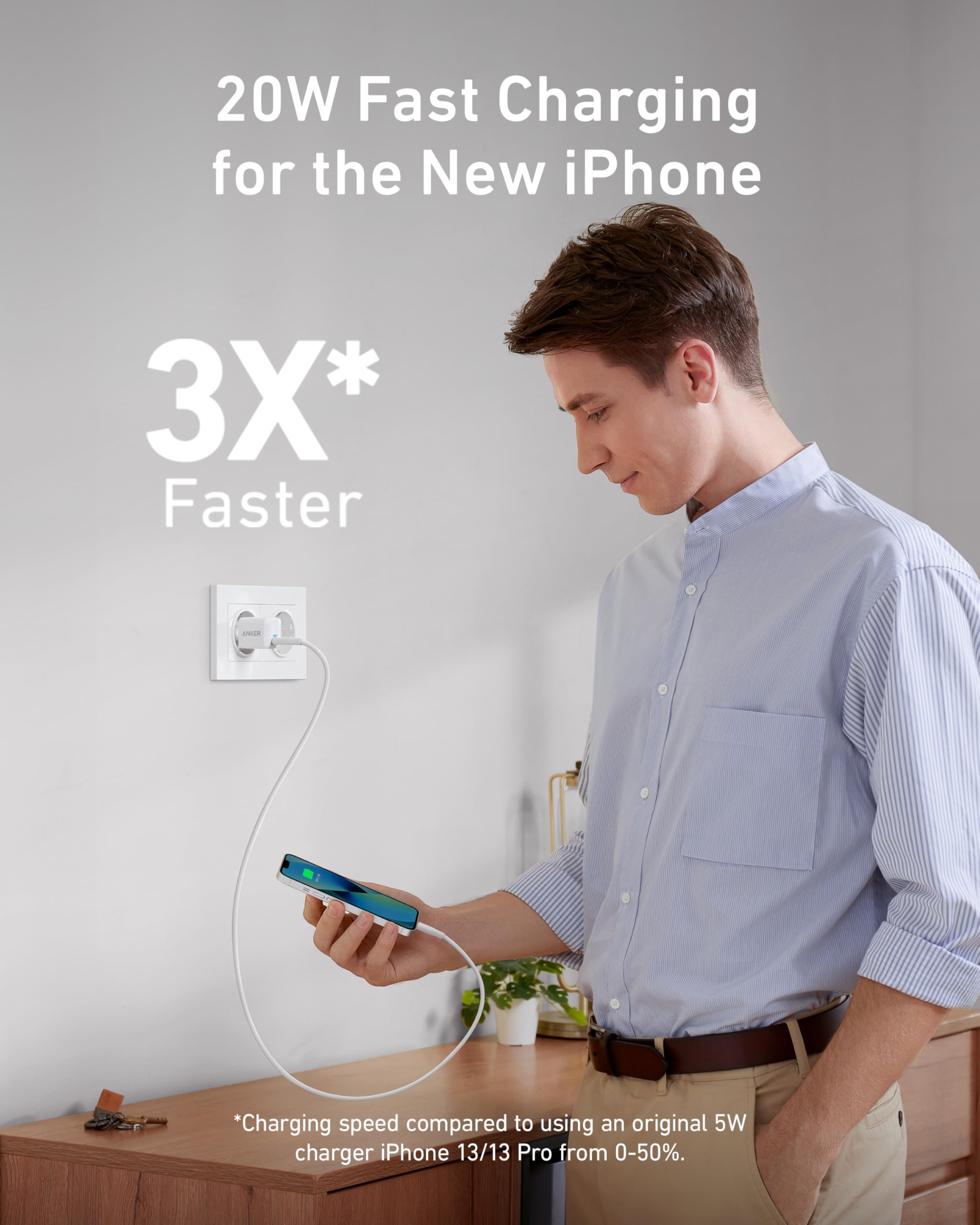 anker-511-nano-chargeur-usb-c-20w-piq-3-0-c-ble-usb-c-vers-lightning-180-cm image 2