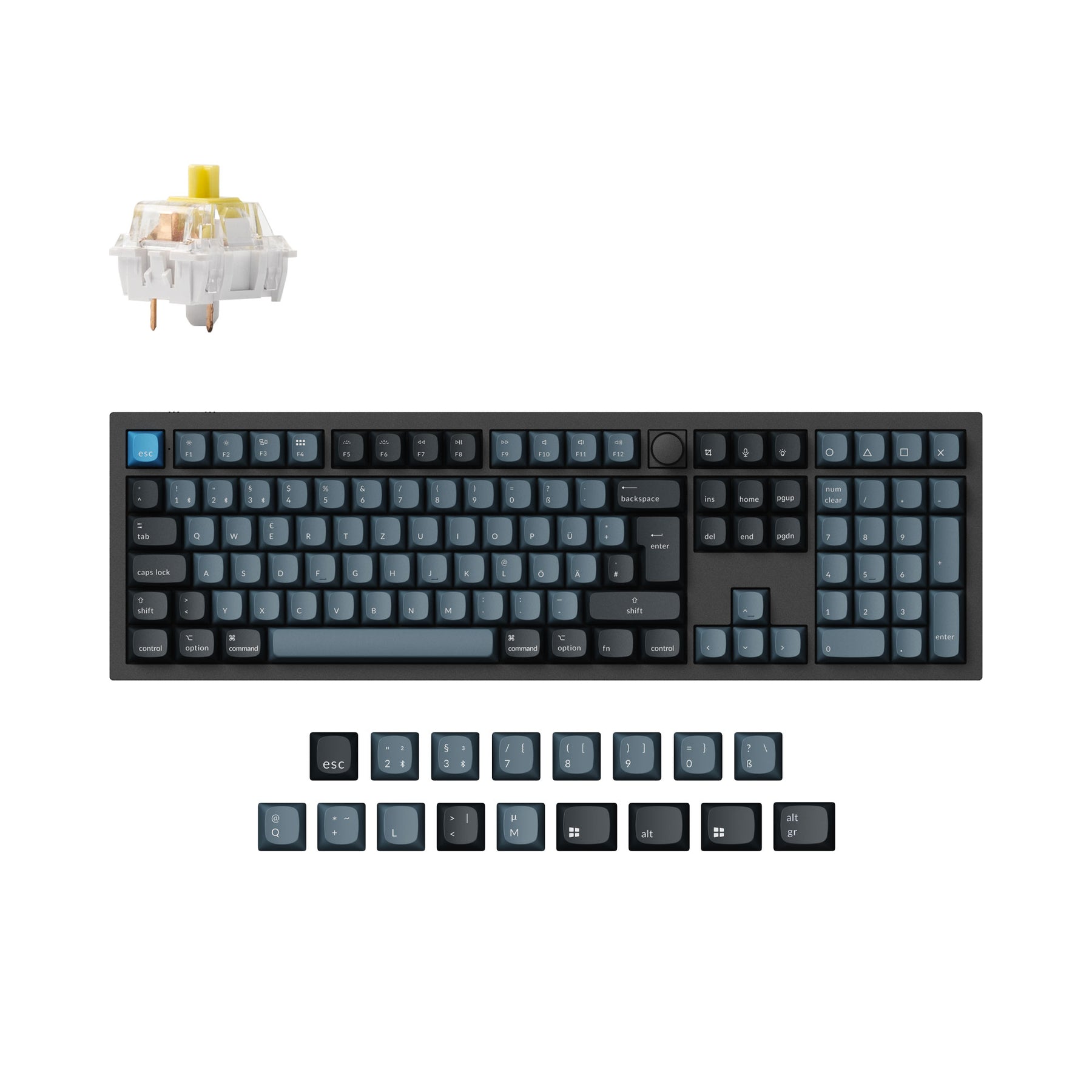 keychron-q6-pro-qmk-via-clavier-m-canique-sans-fil-iso-collection-full-size-asse image 2