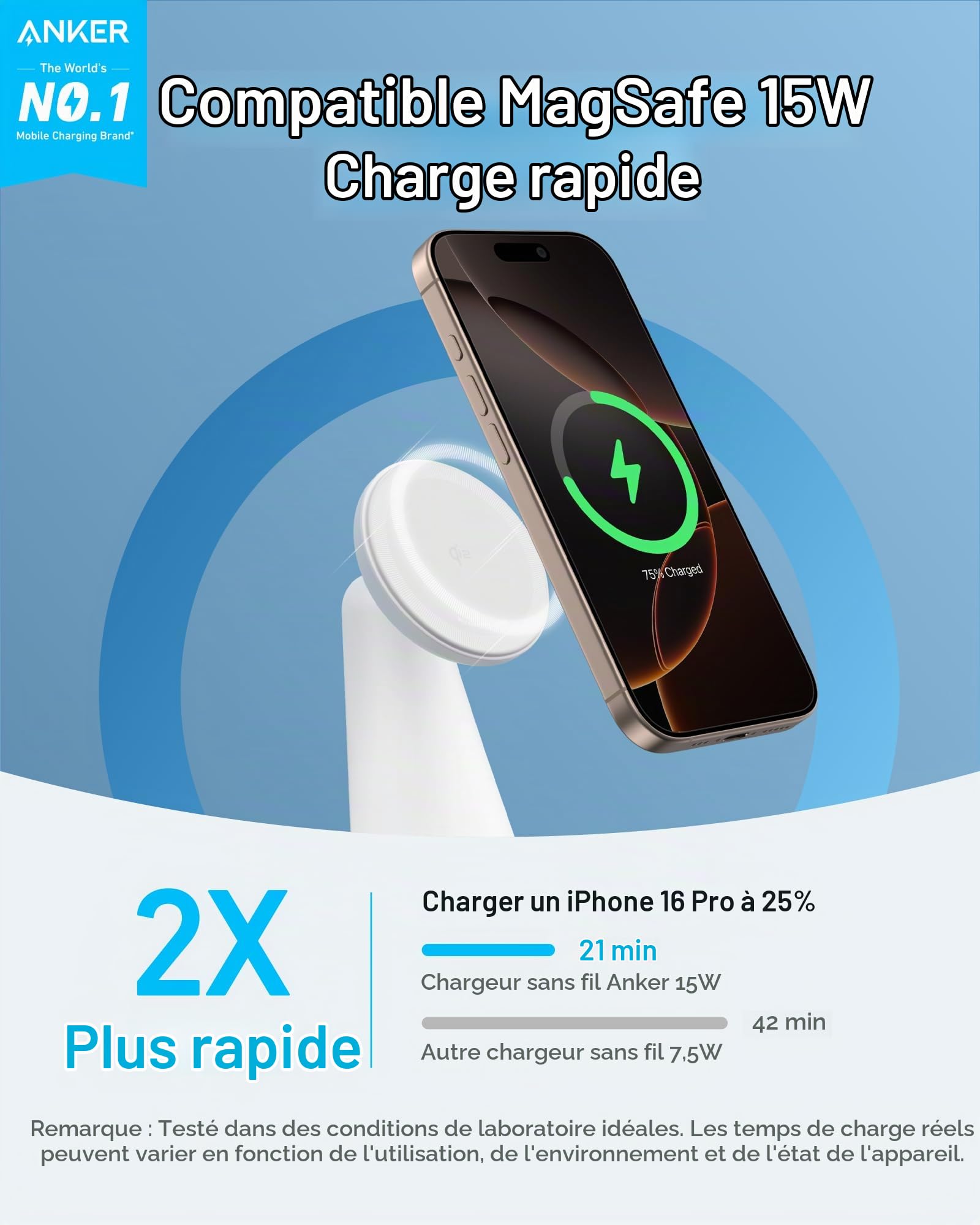 anker-maggo-chargeur-induction-2-en-1-qi2-15w-compatible-magsafe-r-glable image 2