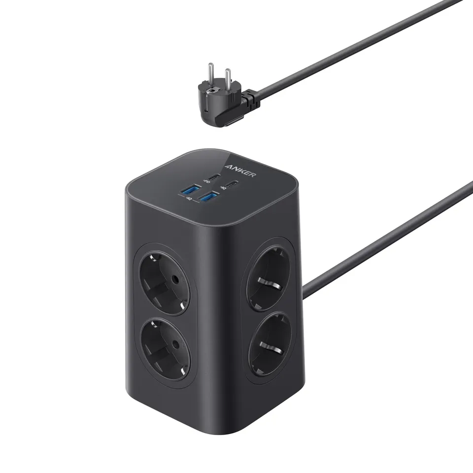 anker-tour-de-charge-12-en-1-avec-interrupteur-8-prises-4-usb-20w image 1