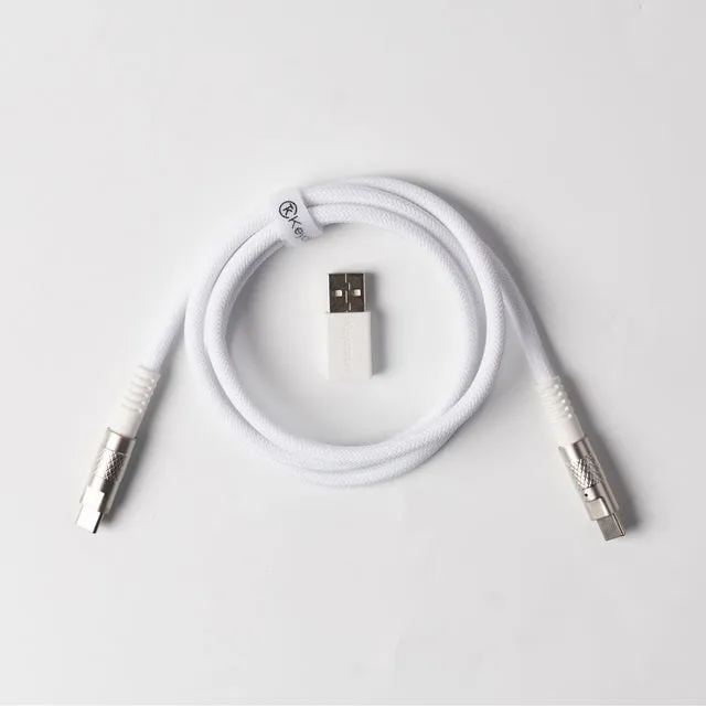 keychron-double-sleeved-geek-cable-8k-c-ble-usb-tress-8khz image 1