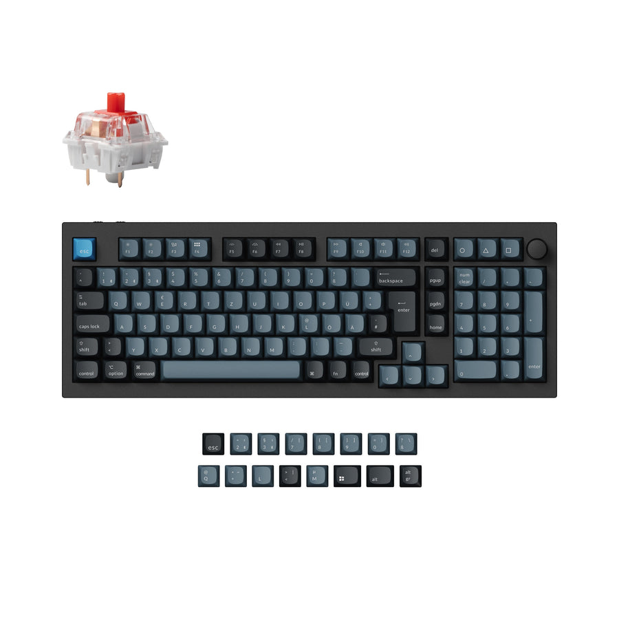 keychron-q5-pro-clavier-m-canique-custom-sans-fil-qmk-via-collection-iso image 1