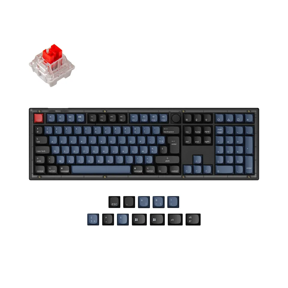 keychron-v6-qmk-clavier-m-canique-custom-iso-assembl image 1