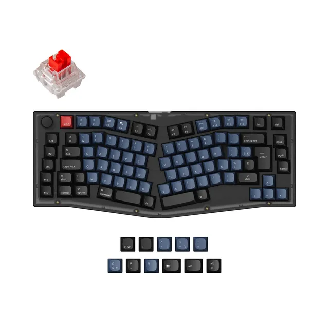 keychron-v10-alice-layout-clavier-m-canique-custom-iso-assembl image 1