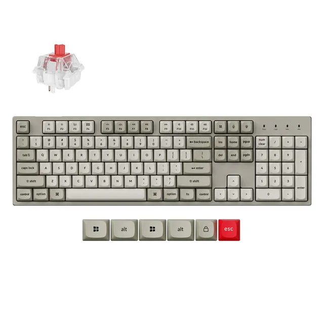 keychron-c2-pro-8k-clavier-m-canique-filaire-100-qmk-custom image 1