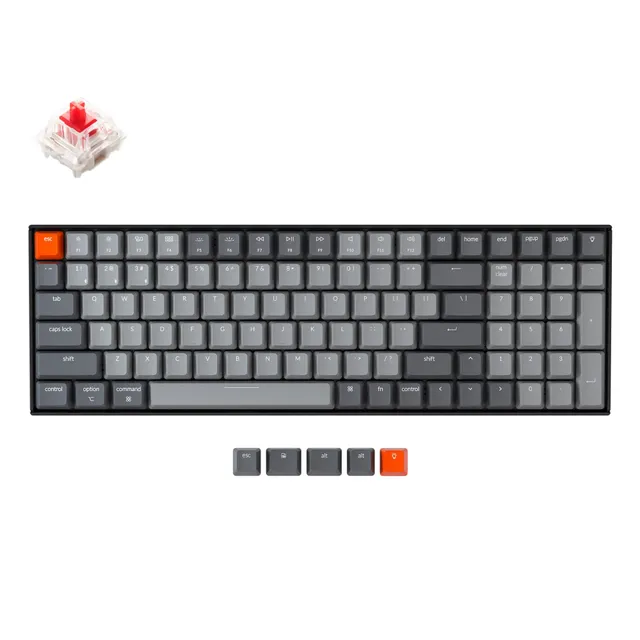 keychron-k4-version-2-clavier-m-canique-sans-fil-96-ansi-us image 1