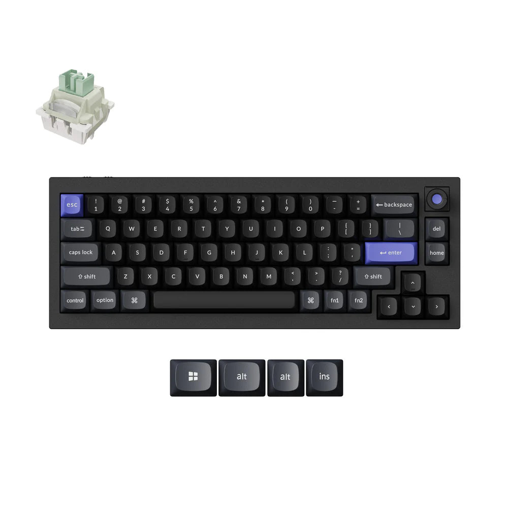 keychron-q2-he-8k-clavier-m-canique-filaire-65-switch-magn-tique-lime image 3