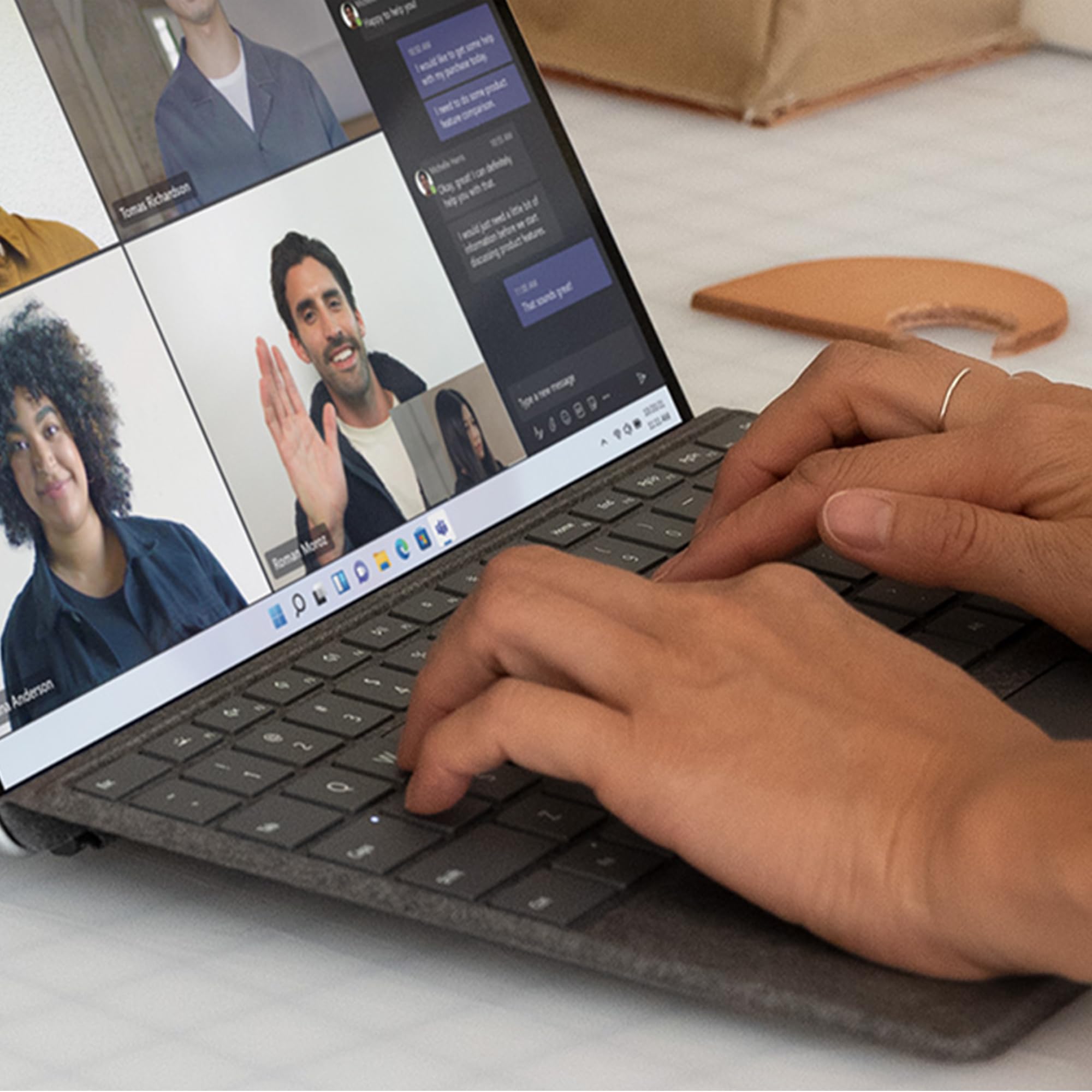 microsoft-surface-pro-keyboard-slim-pen-2-azerty-noir-pour-surface-pro-13 image 5