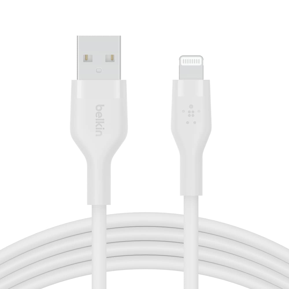 belkin-boostcharge-flex-c-ble-usb-a-vers-lightning-silicone-1-m-blanc image 1