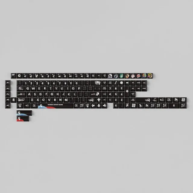keychron-weirdo-ghost-gang-set-140-touches-pbt-profil-cherry-dye-sub image 1