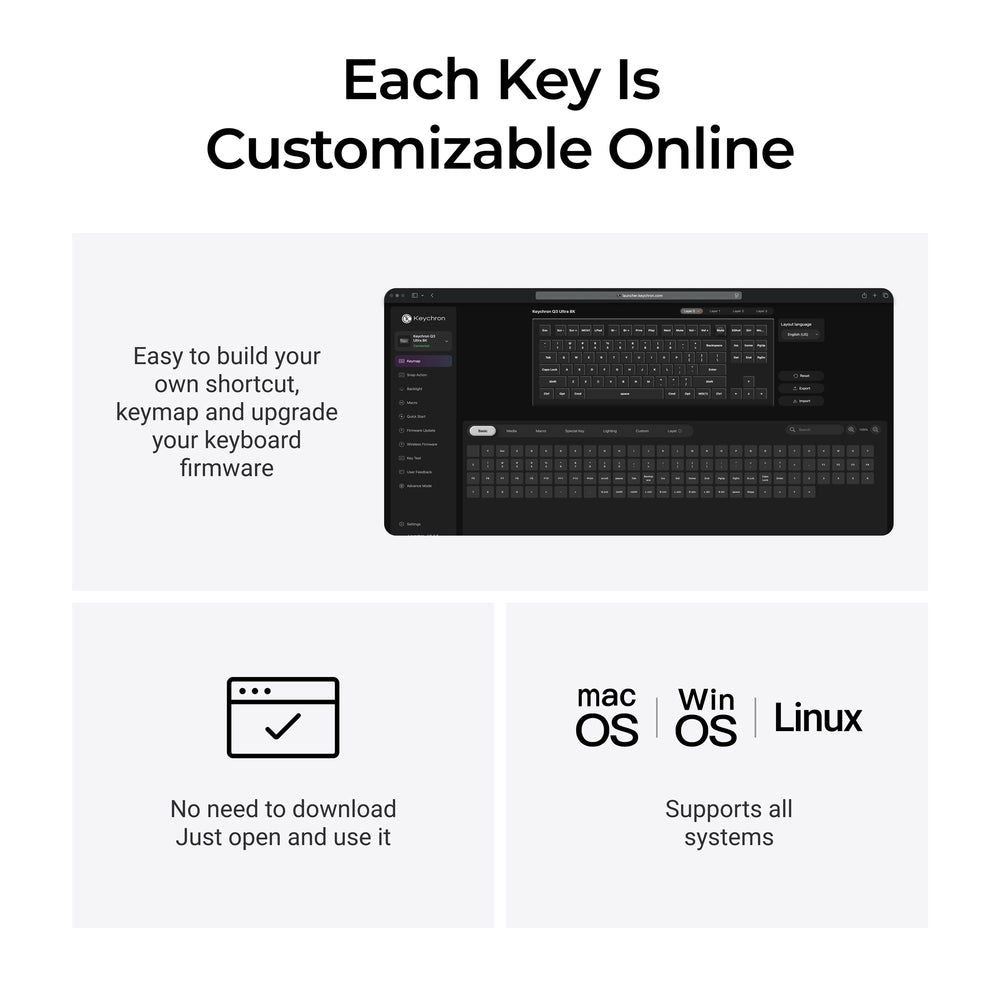 keychron-q3-ultra-8k-clavier-m-canique-custom-sans-fil-80-iso-fr image 4