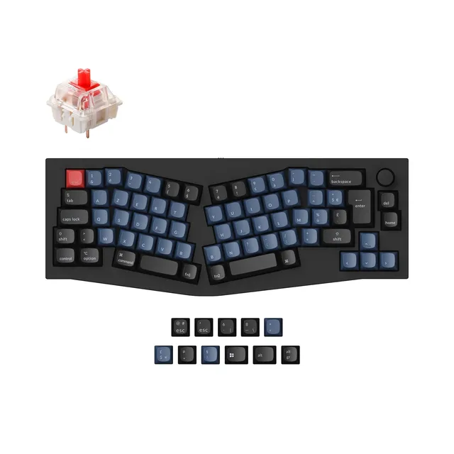 keychron-q8-alice-layout-clavier-m-canique-custom-qmk-avec-molette-collection-is image 1