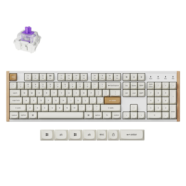 keychron-k10-he-clavier-magn-tique-sans-fil-100-switches-gateron-double-rail image 2