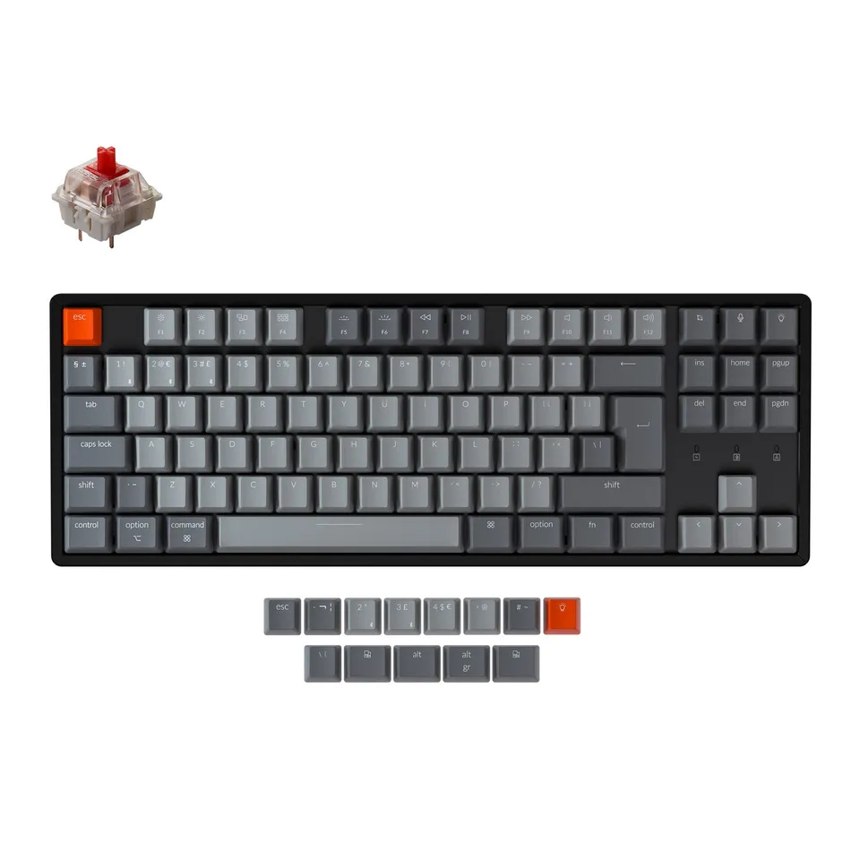 keychron-k8-clavier-m-canique-sans-fil-tenkeyless-disposition-uk-iso image 1