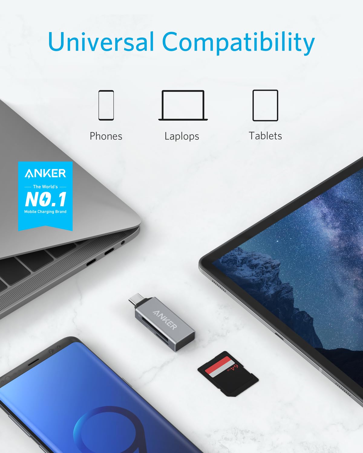anker-lecteur-de-carte-usb-c-2-en-1-sd-microsd-uhs-i image 2