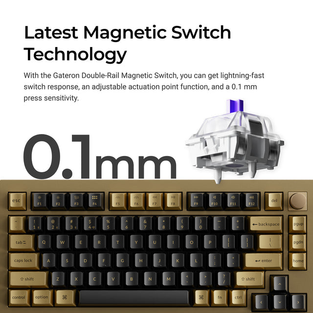 keychron-q1-he-copper-edition-clavier-custom-qmk-sans-fil-75-us-ansi image 2