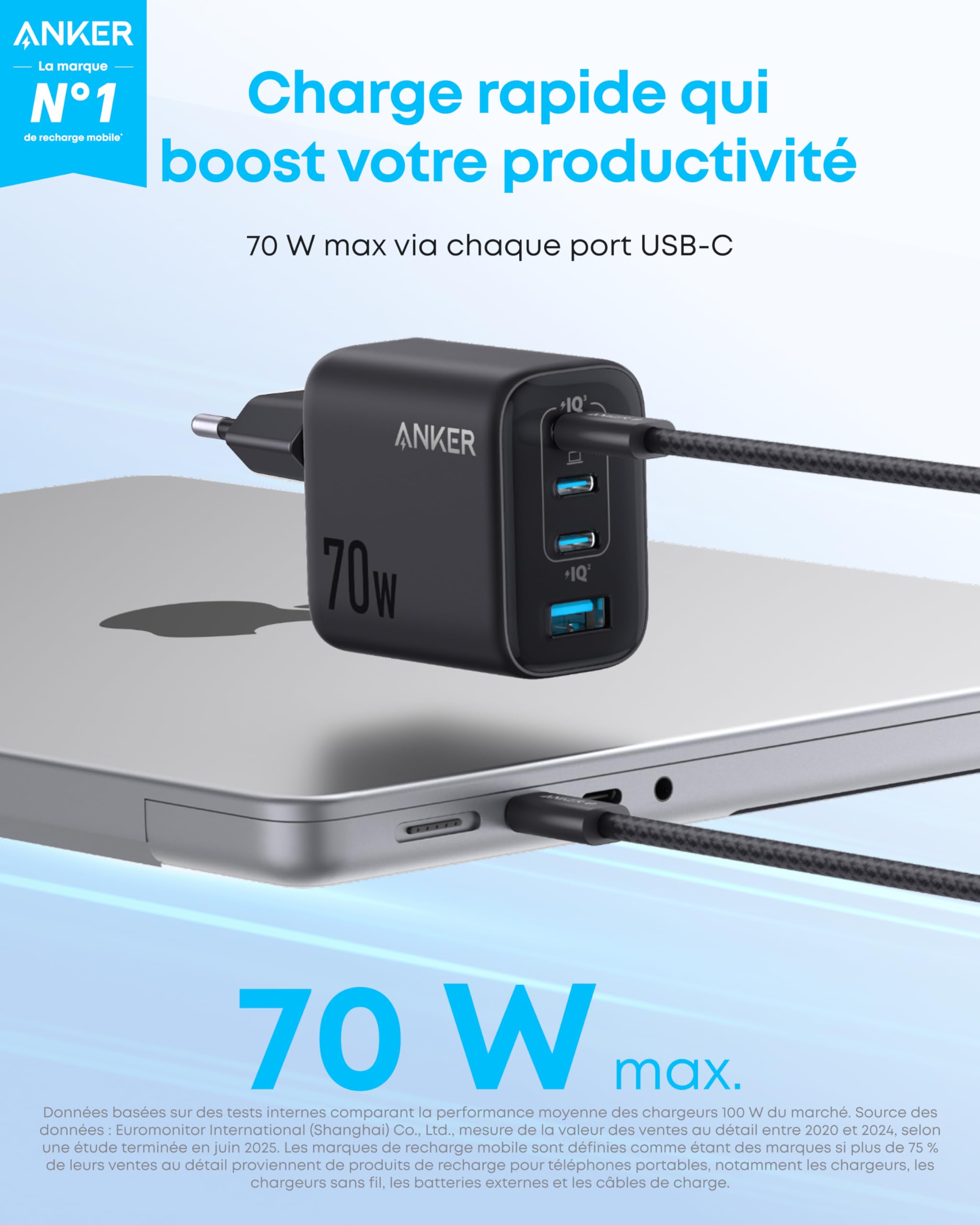 anker-zolo-chargeur-mural-4-ports-70w-3x-usb-c-usb-a image 2