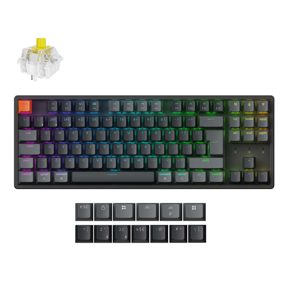 keychron-k8-clavier-m-canique-sans-fil-qmk-80-tkl-iso-version-2 image 6