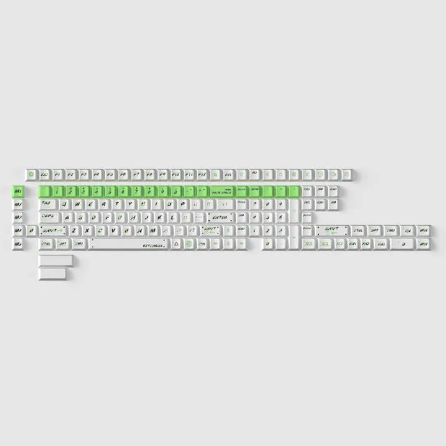 keychron-green-pulsation-set-140-keycaps-pbt-cherry-dye-sub image 1