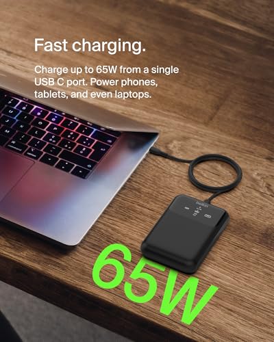 belkin-boostcharge-batterie-externe-20000mah-65w-3-ports-usb-c-usb-a-pour-macboo image 8