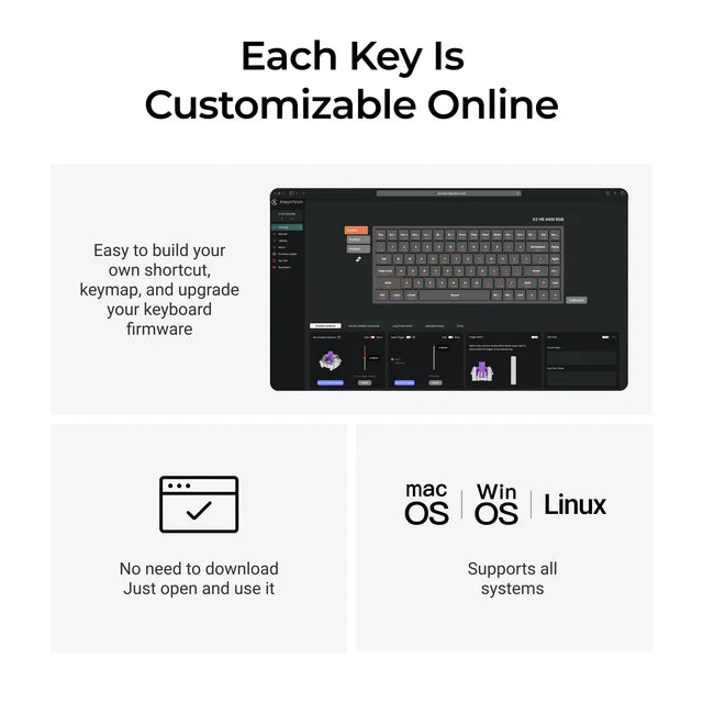 keychron-k2-he-concrete-edition-clavier-magn-tique-sans-fil-75-us-ansi image 7