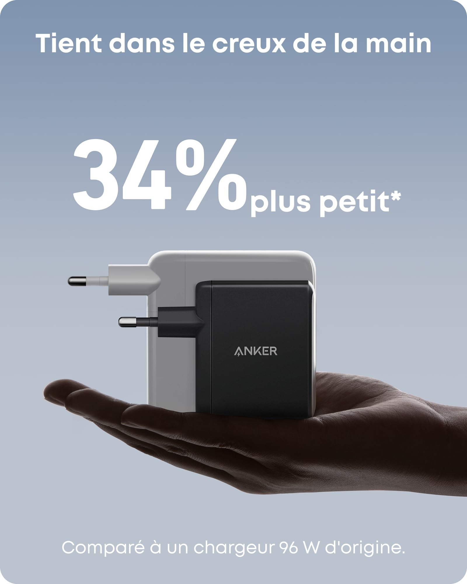 anker-736-chargeur-usb-c-100w-nano-ii-3-ports-gan-ii image 3