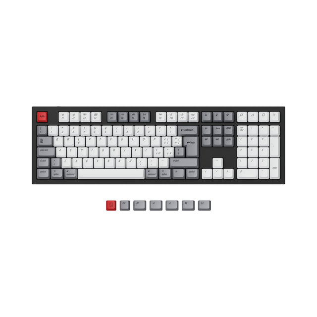 keychron-set-de-capuchons-pbt-retro-oem-dye-sub-iso-et-ansi image 8