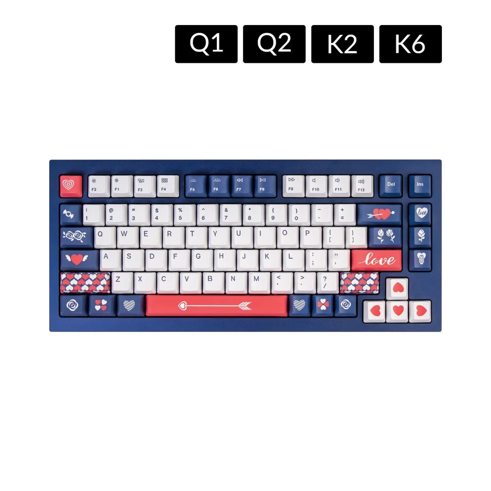 keychron-oem-dye-sub-pbt-set-de-touches-love image 1