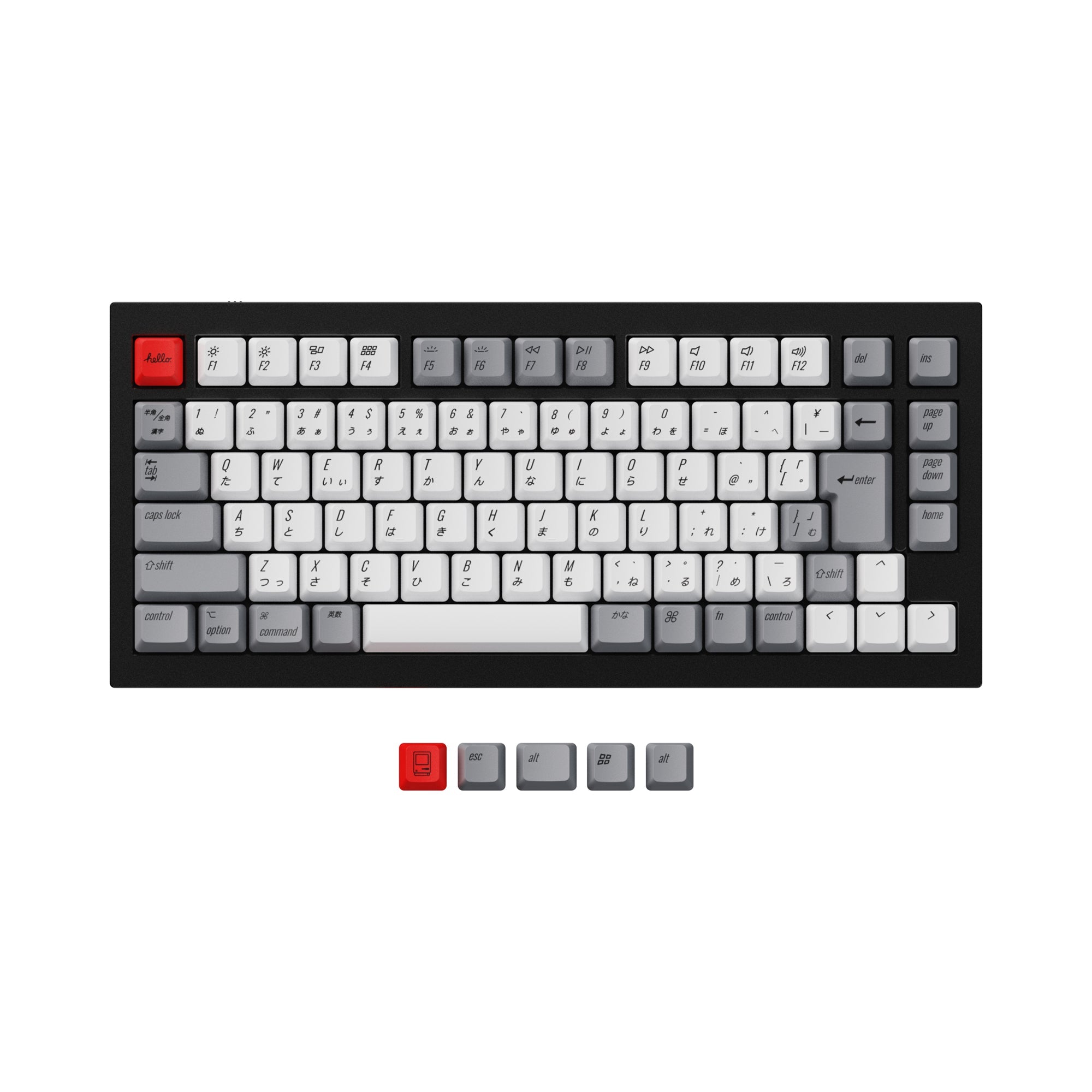 keychron-q1-jis-oem-dye-sub-pbt-lot-de-touches image 1