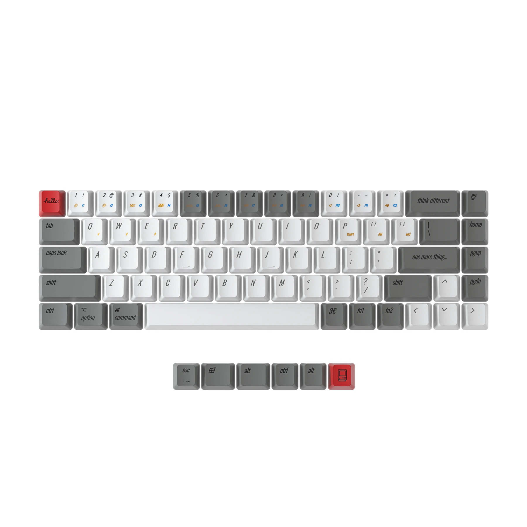 keychron-set-de-keycaps-pbt-profil-oem-r-tro image 4