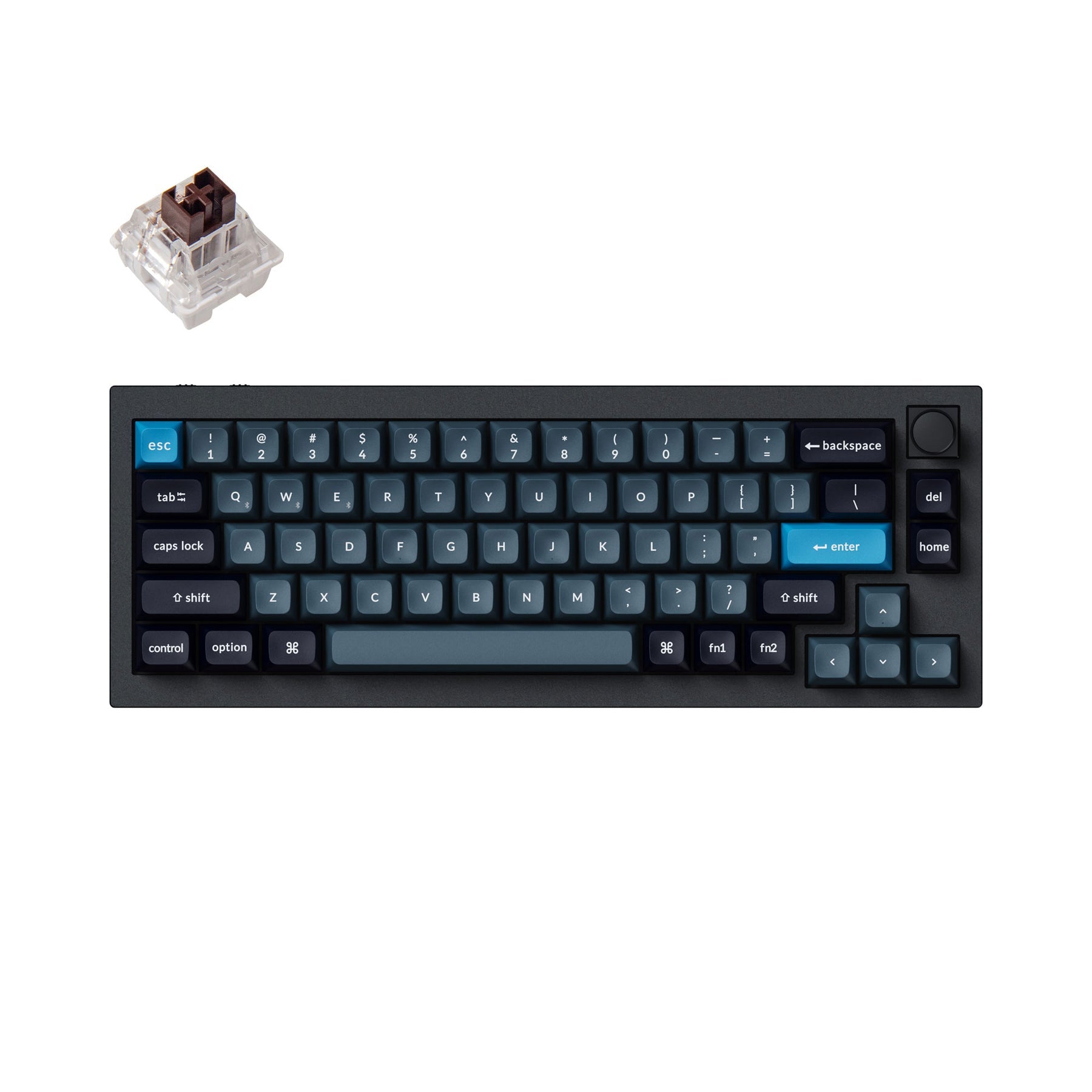 keychron-q2-pro-clavier-m-canique-custom-sans-fil-qmk-via-ansi-us image 2