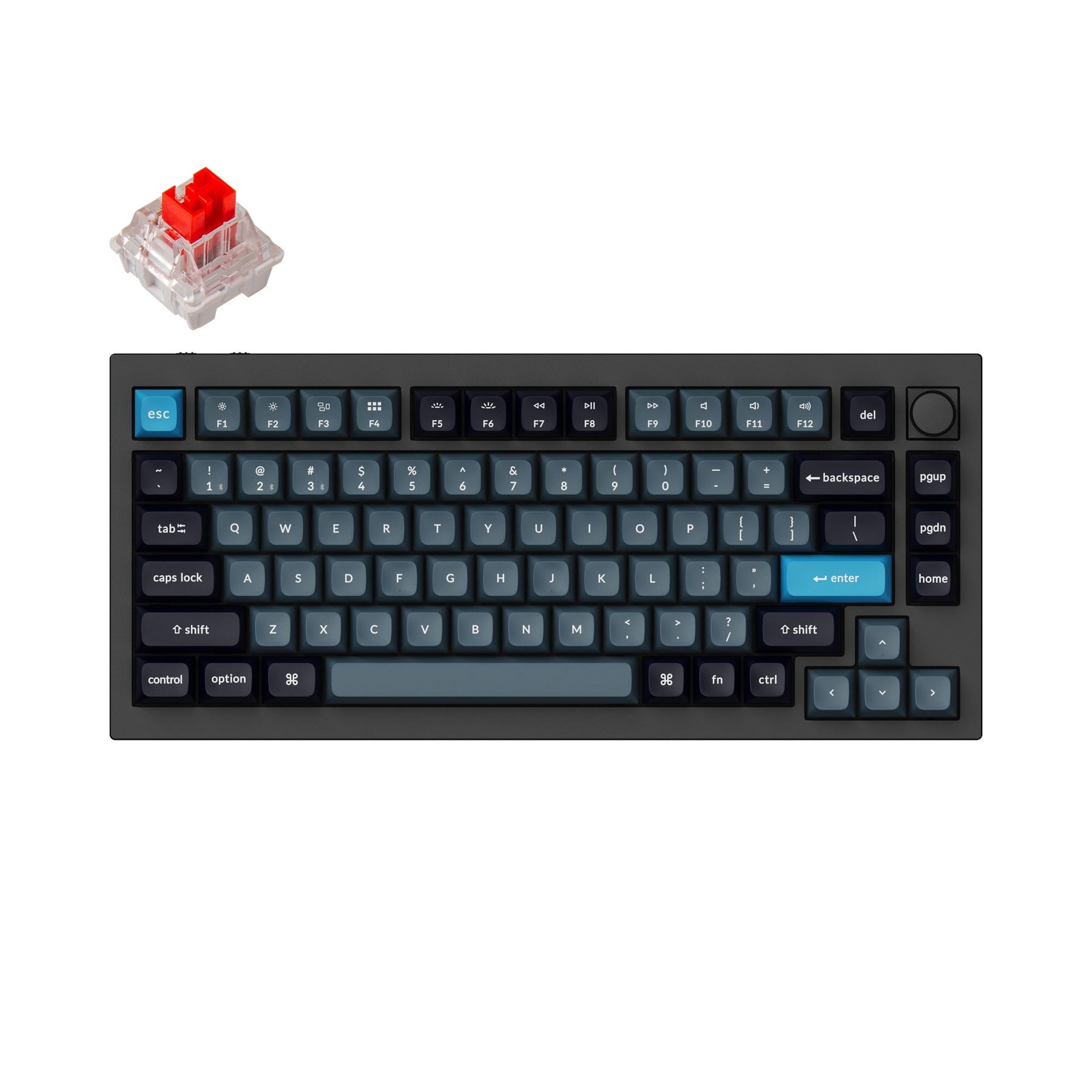 keychron-q1-pro-clavier-m-canique-sans-fil-qmk-via-us-ansi image 1