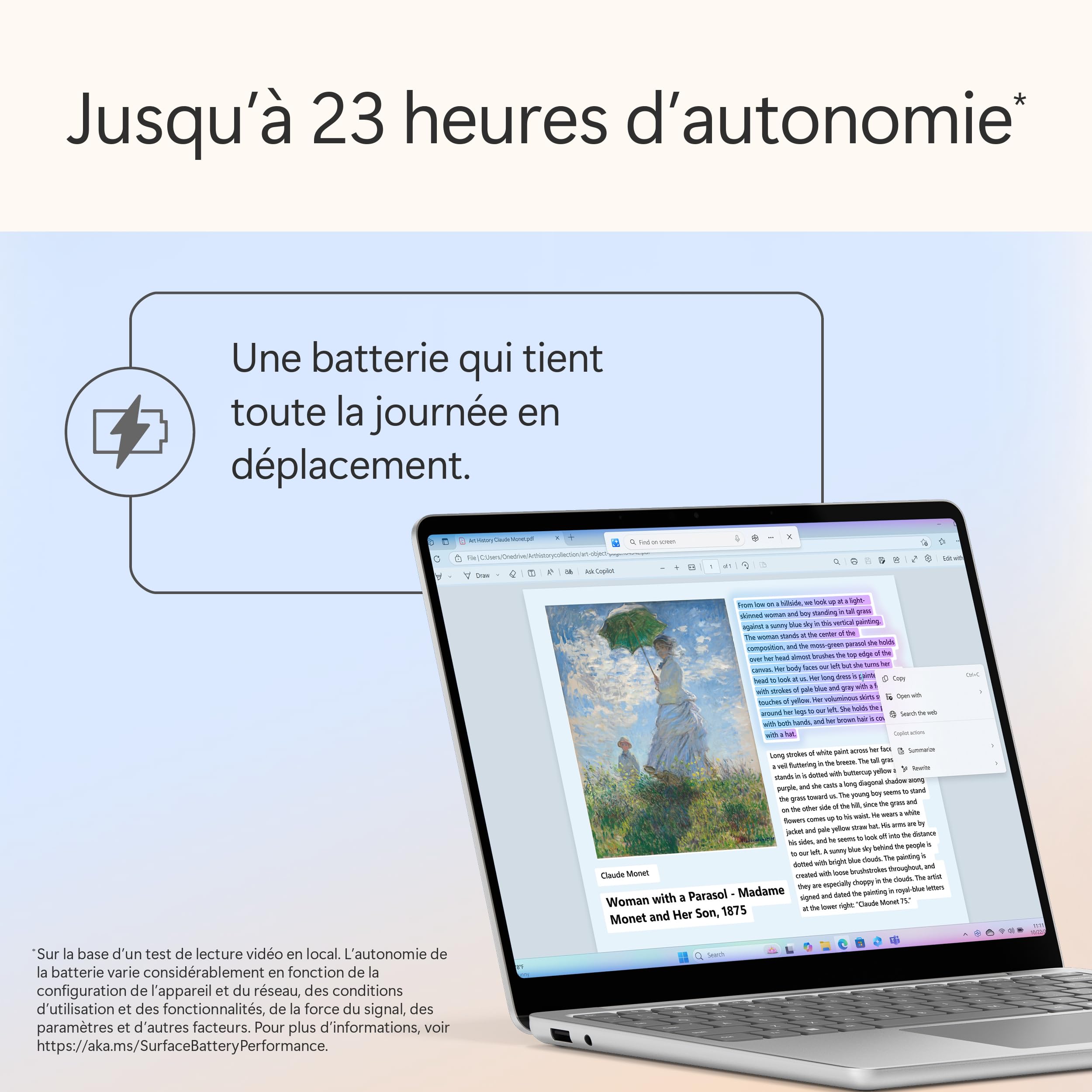microsoft-surface-laptop-copilot-pc-13-snapdragon-x-plus-16go-512go-platine image 3