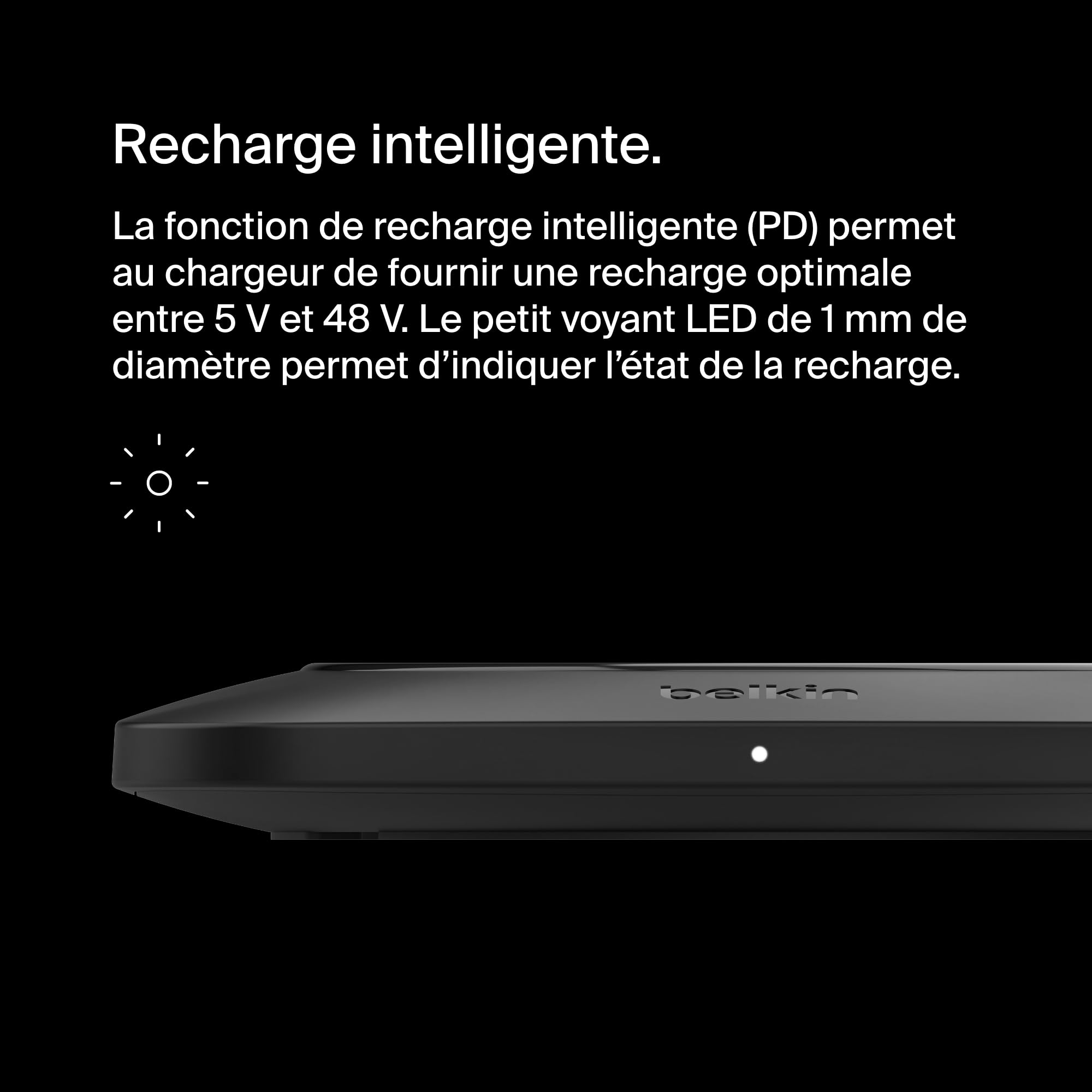 belkin-boostcharge-pro-chargeur-induction-magsafe-15w-alignement-facile-noir image 6