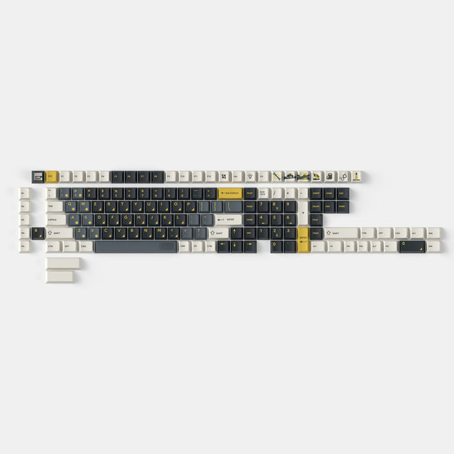 keychron-retro-garage-set-complet-140-touches-pbt-dye-sub-profil-cherry image 1